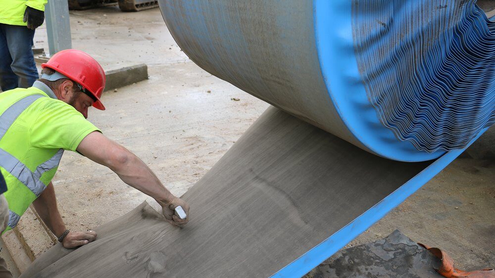 Бетонное полотно (ткань), рулонный бетон: технические характеристики .